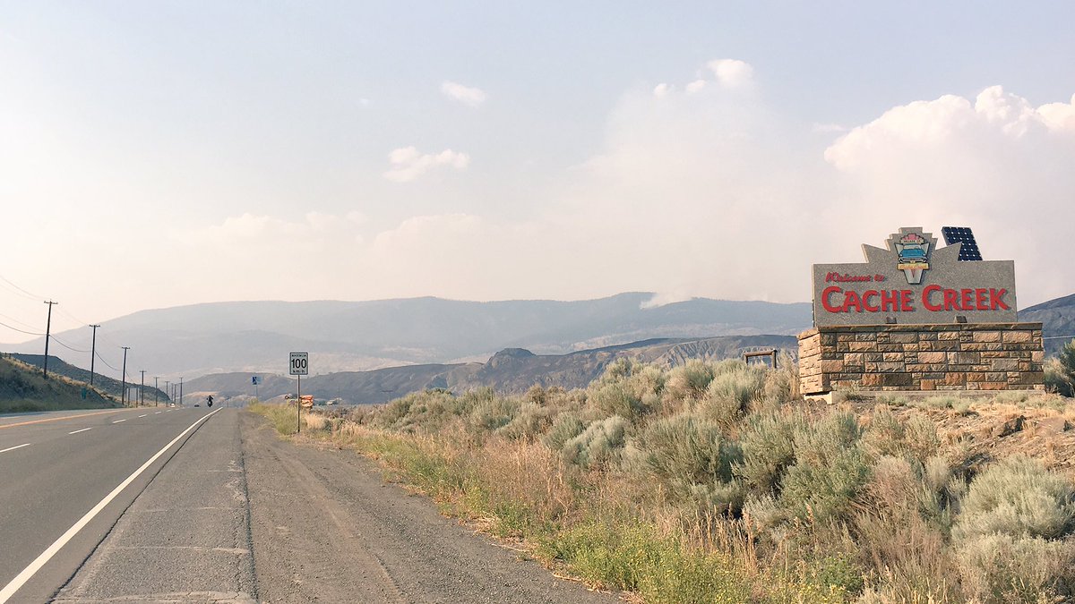 Cache Creek Issues Evacuation Order For A Dozen Properties Due To   Cache Creek Sign 1 