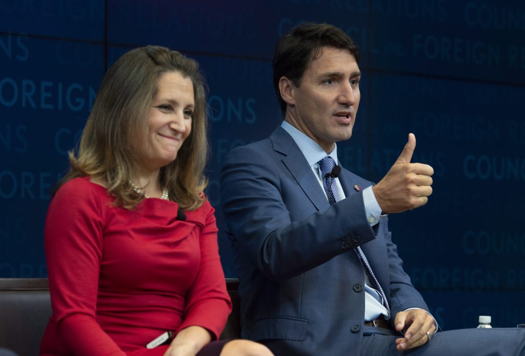 Trudeau, ministers call out ‘cowardly bullying’ of Chrystia Freeland