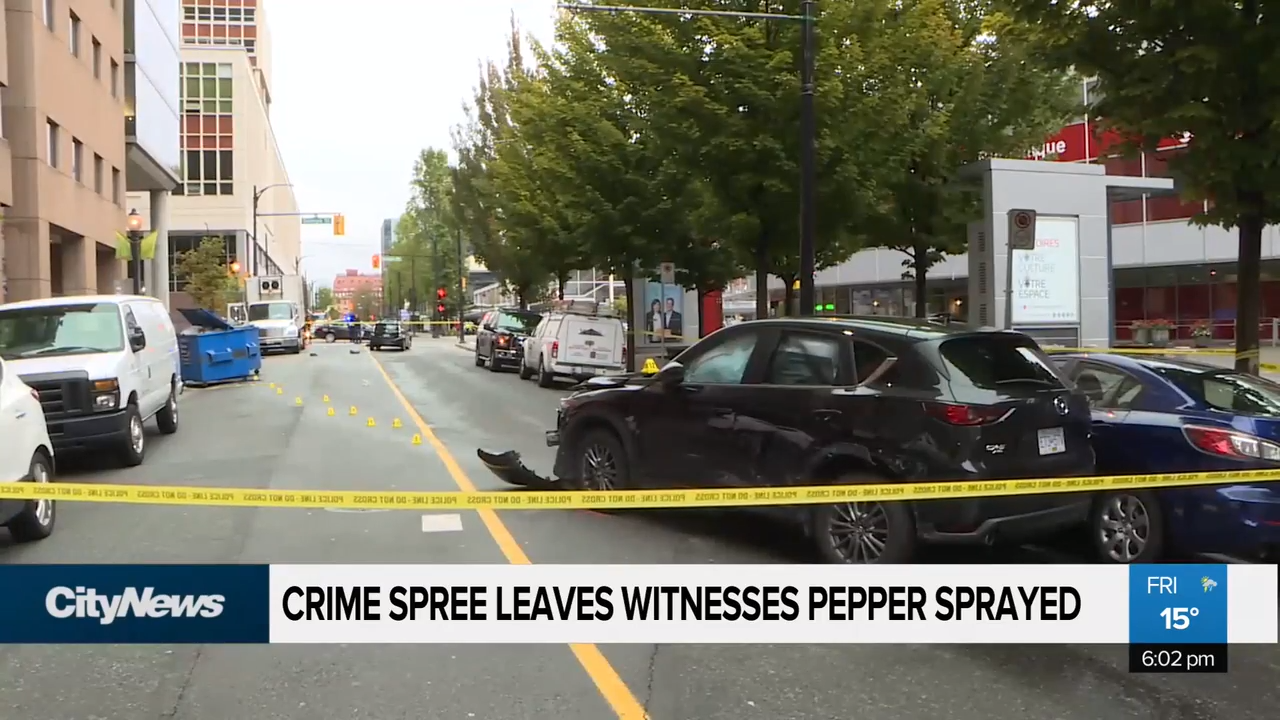 Man Charged In Downtown Vancouver Crime Spree