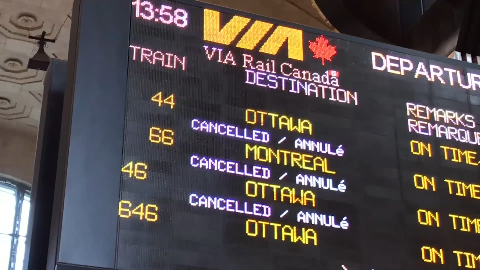 via rail trip cancellation