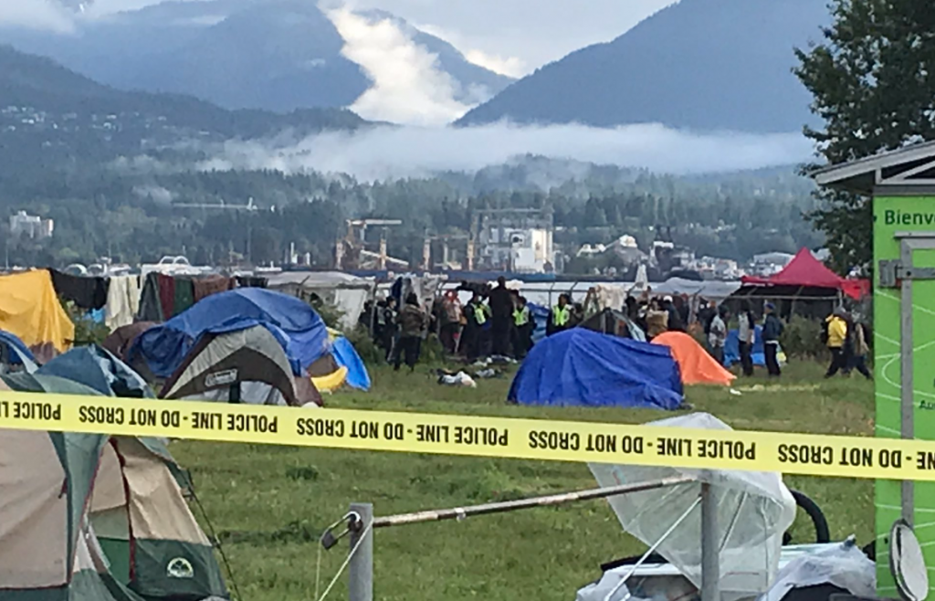 Crab Park Residents Move To Nearby Green Space As Vancouver Mayor Calls On Feds For Housing Support Citynews Vancouver