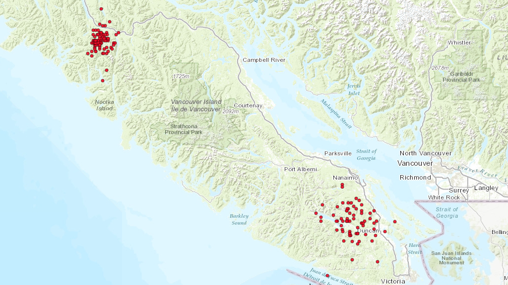 Hundreds of small tremors detected under Vancouver Island | CityNews ...