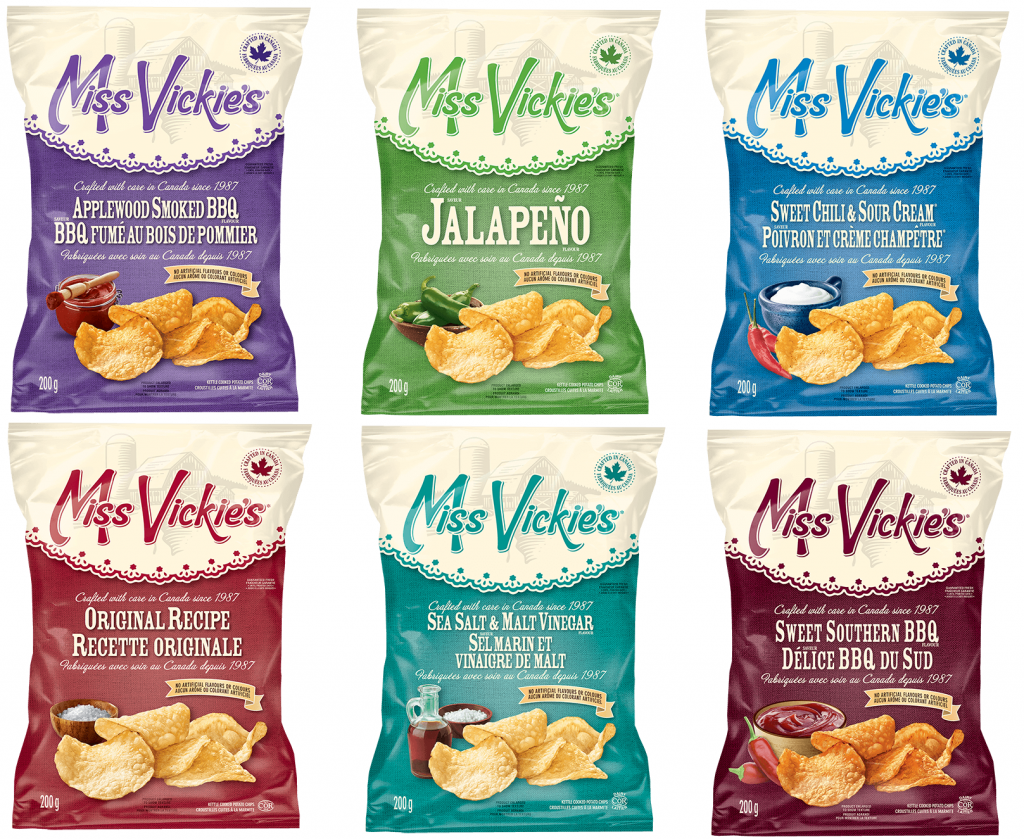 Miss Vickie's chip bags