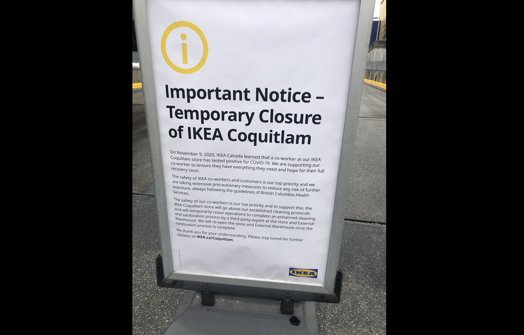 COVID19 case at IKEA Coquitlam prompts temporary closure CityNews