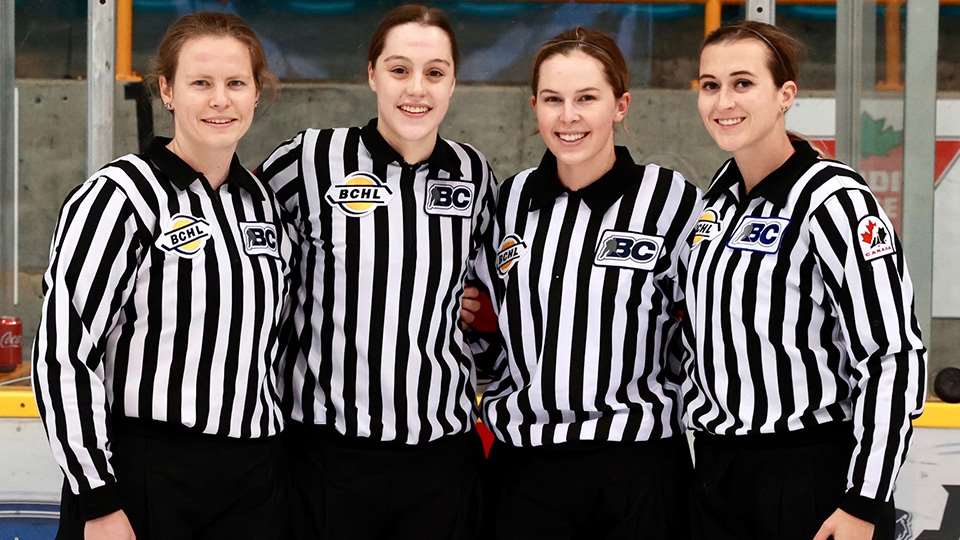 History made on the ice with first all-female crew to work a Canadian Junior A game