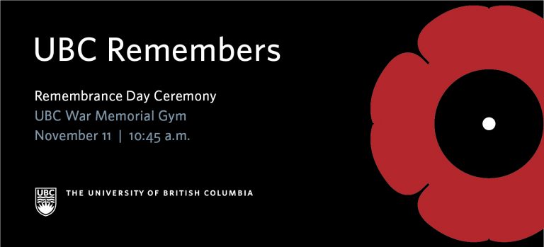 UBC Remembrance Day
