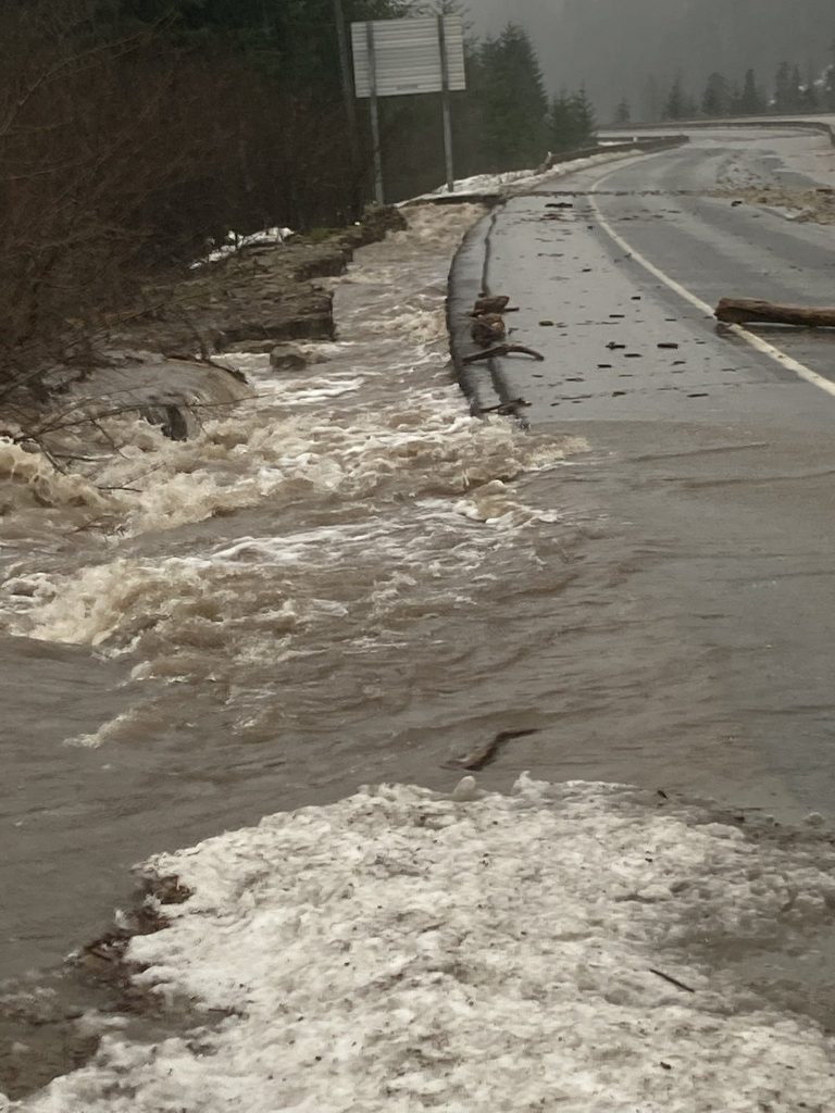 Coquihalla Highway flood