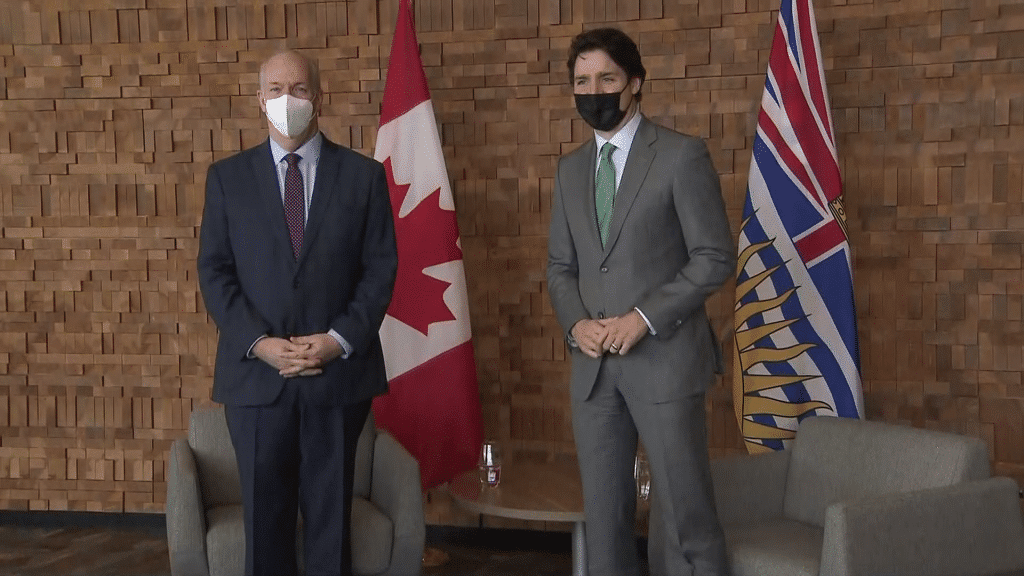 Justin Trudeau Prime Minister John Horgan Premier Vancouver