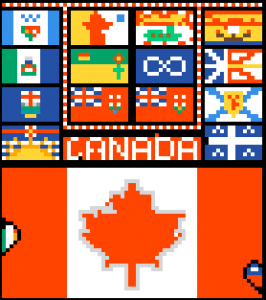 Canada flag Reddit r/Place