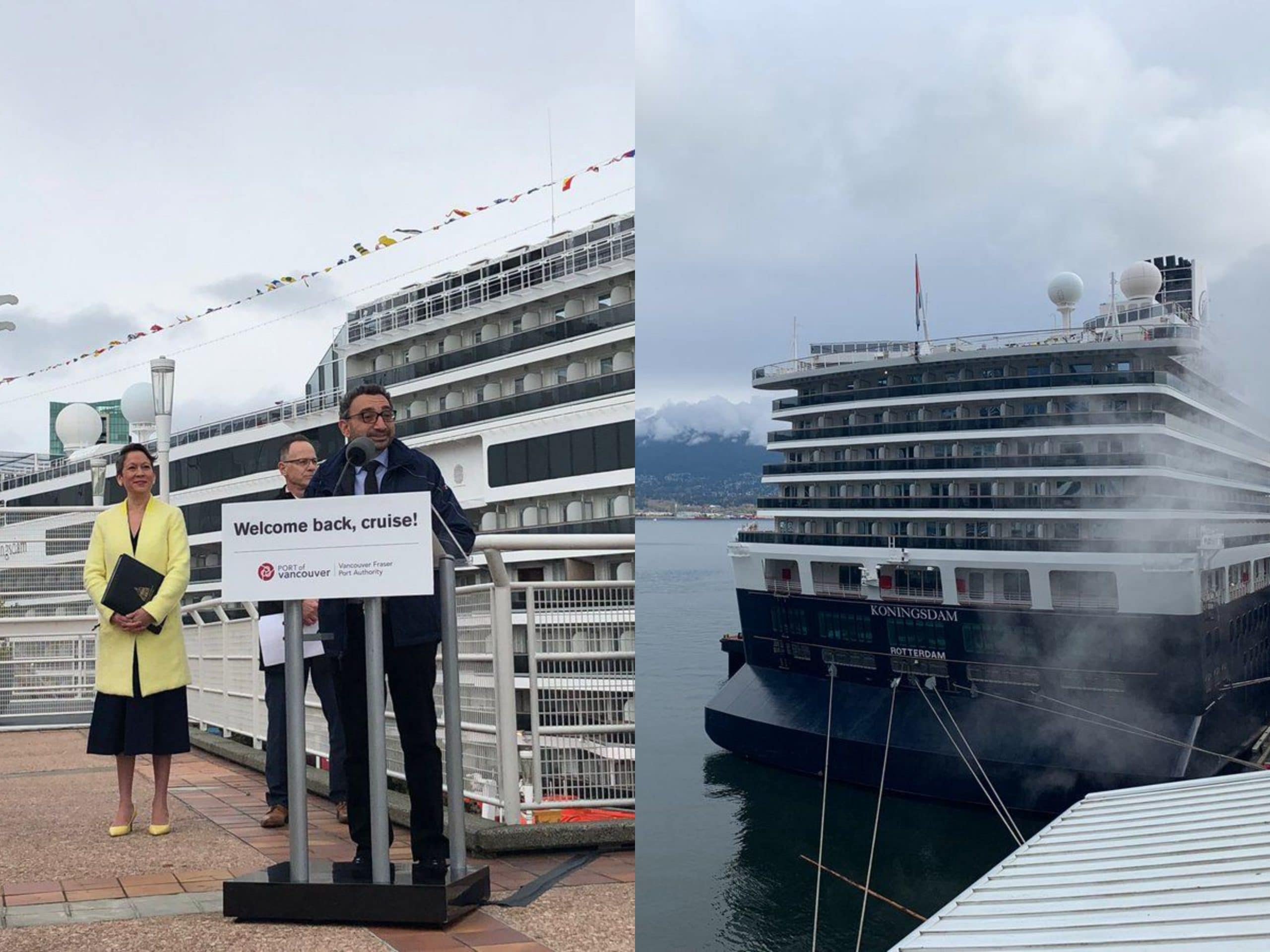 cruise ships in vancouver now