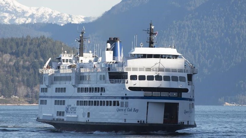 A file photo of the Queen of Oak Bay from the BC Ferries website