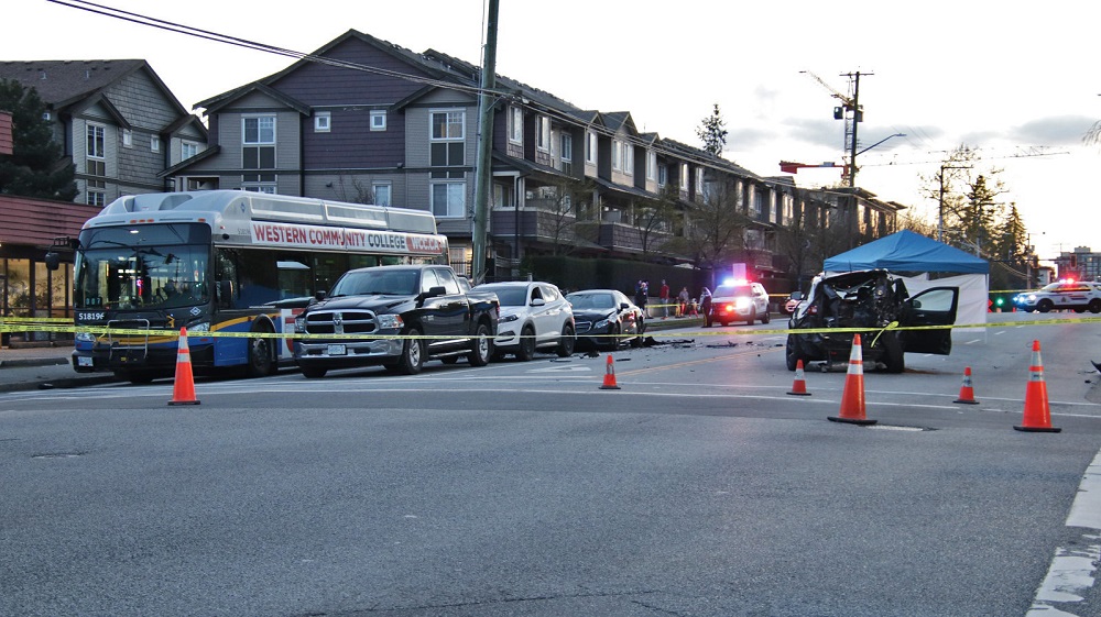 Driver Killed In Surrey Multi-vehicle Crash, Multiple In Hospital ...