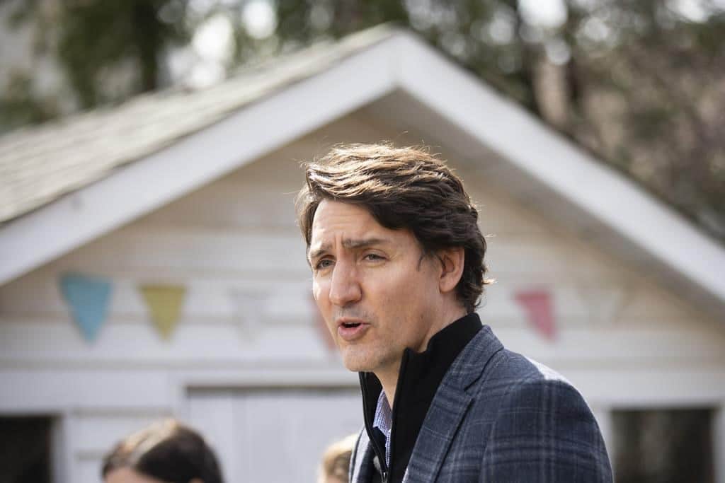 Prime Minister Justin Trudeau talks about Budget 2022 plans