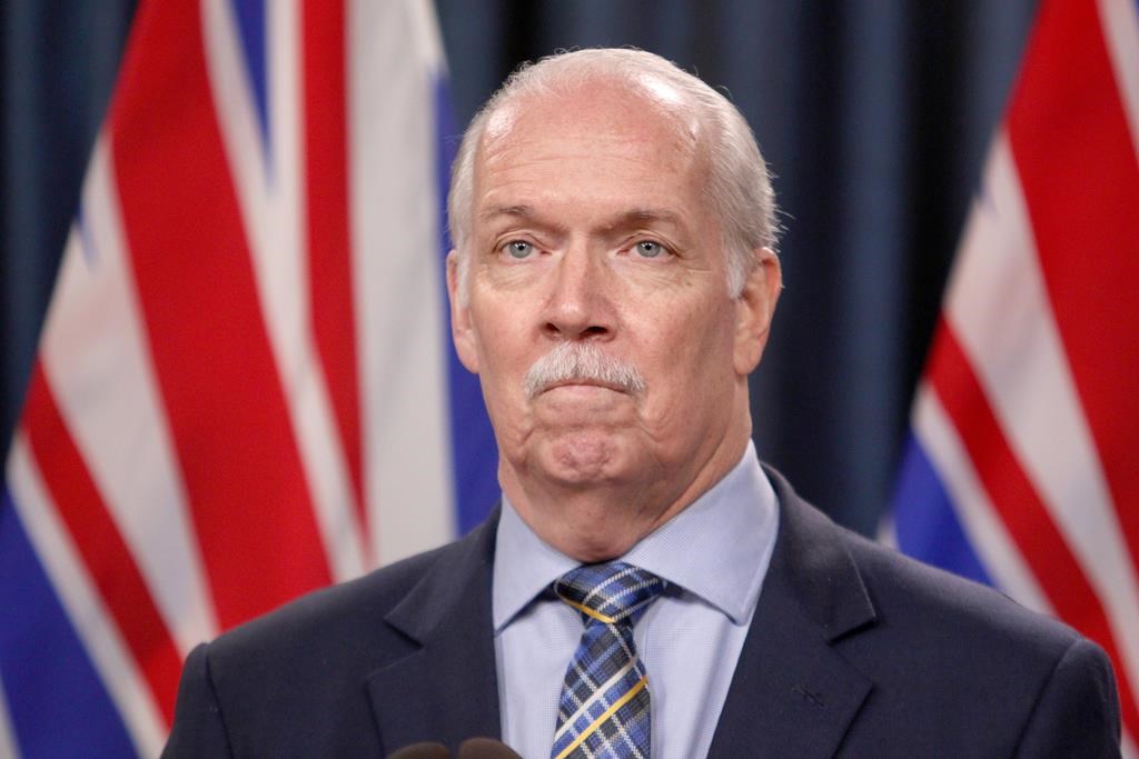 B.C. Premier John Horgan answers questions