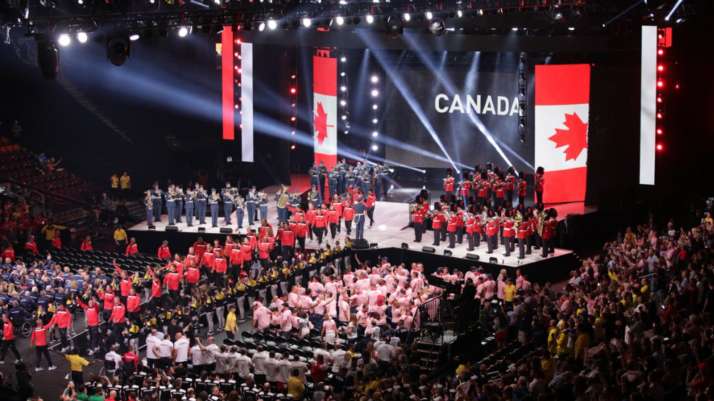 FILE - Team Canada marches in the Parade of Athletes at the opening ceremony for the Invictus Games on Sept. 23, 2017. (CANADIAN PRESS)