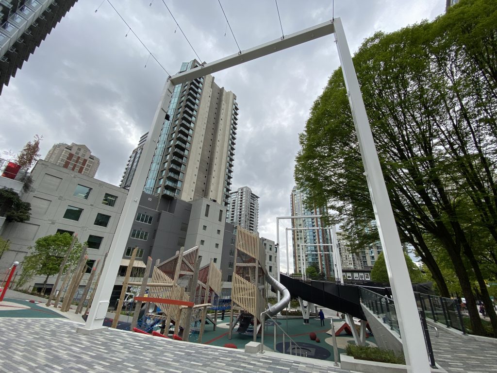 Yaletown Park at Smithe and Richards streets