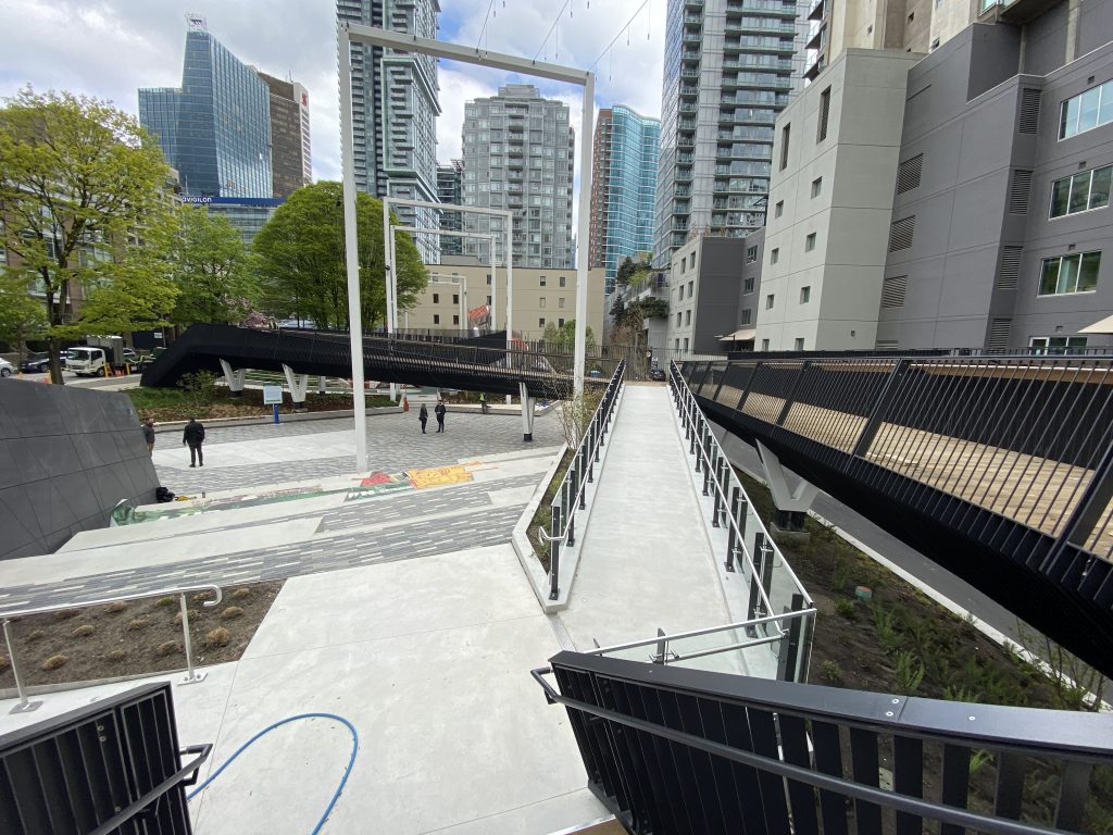 Yaletown Park at Smithe and Richards streets