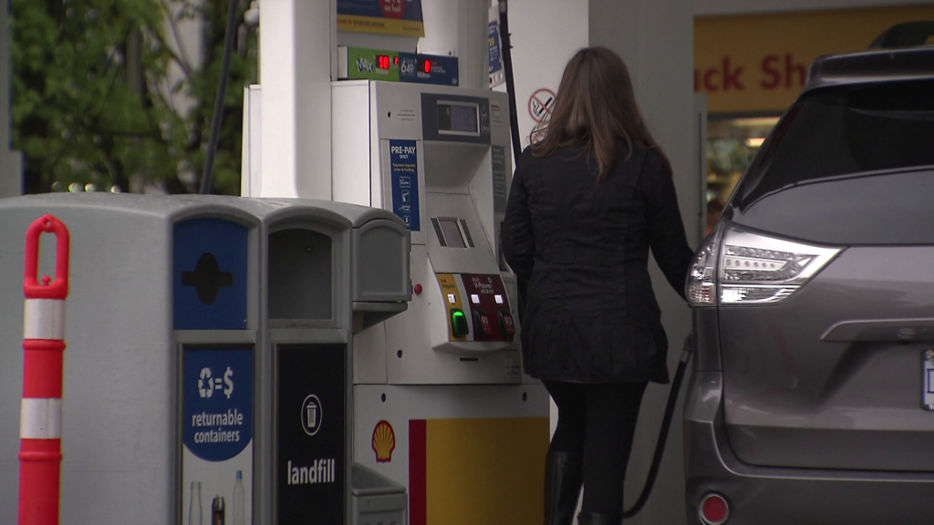 Record High Gas Prices Vancouver Petrol Gas Station