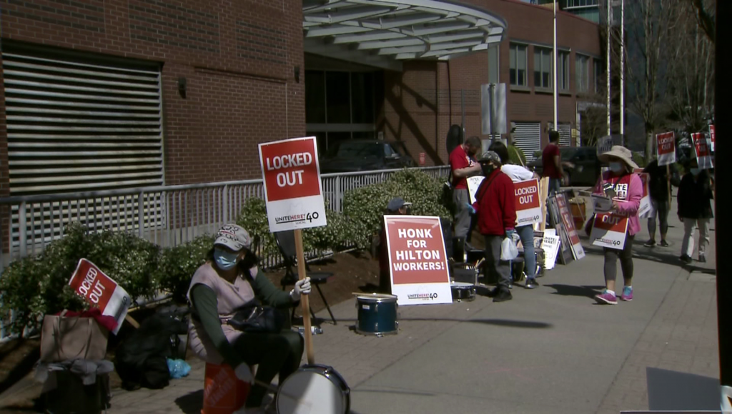 Hilton Metrotown Strike