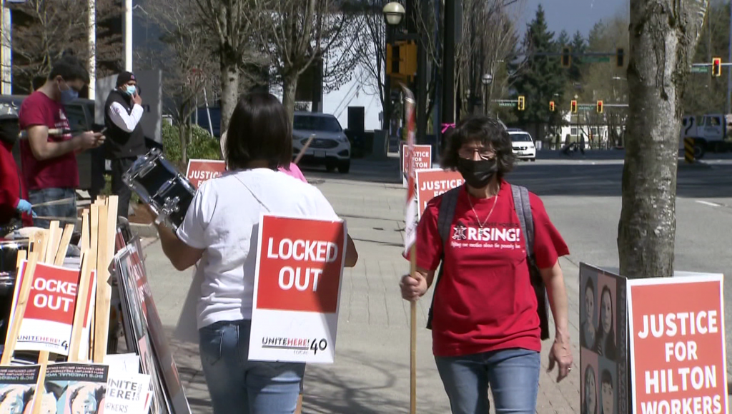 Hilton Metrotown Strike