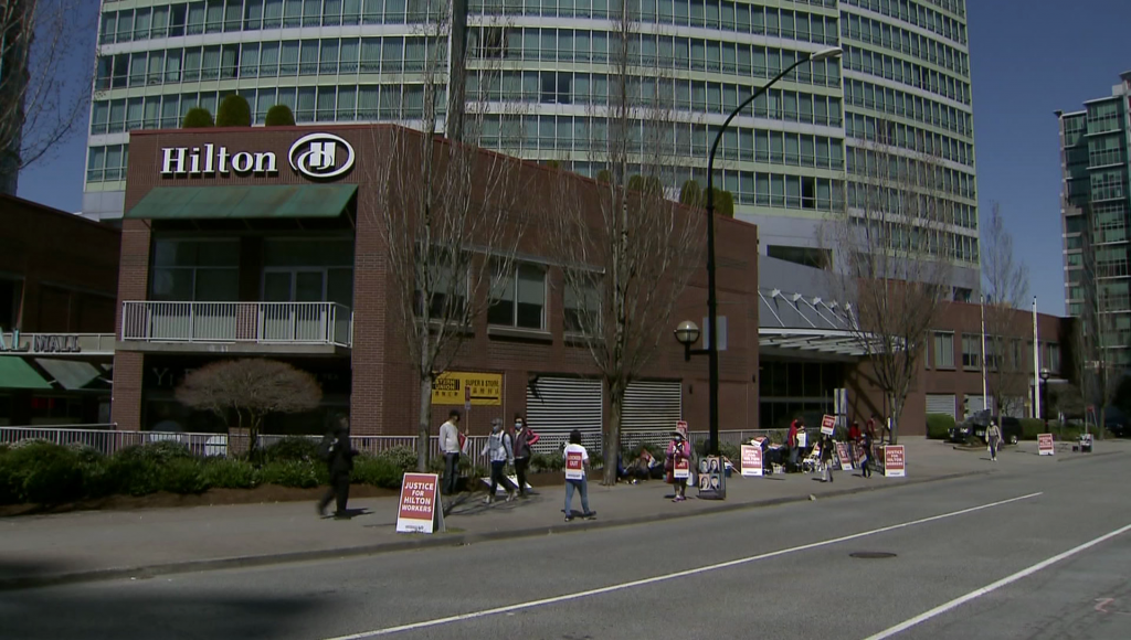 Hilton Metrotown Strike