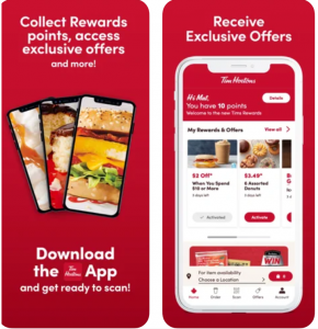 A screen grab of the Tim Hortons app taken June 1, 2022 (Courtesy: apps.apple.com)