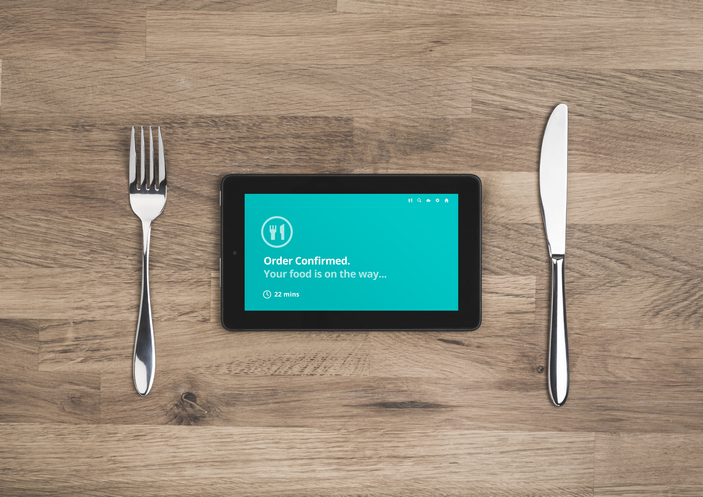 restaurant food order tablet