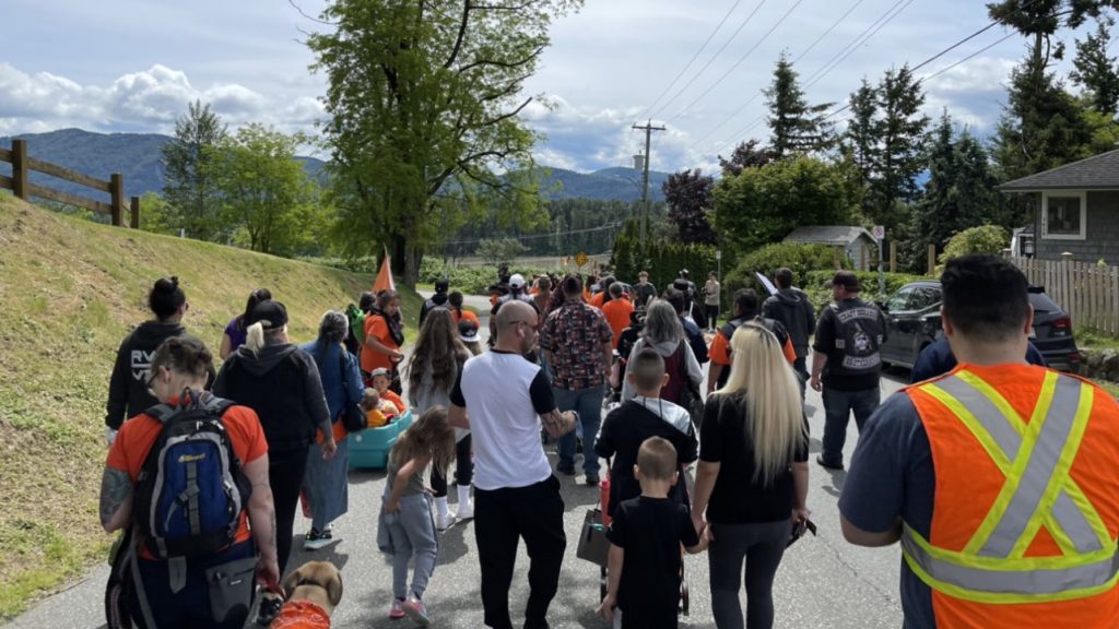 March for Recognition for Residential Schools in Mission