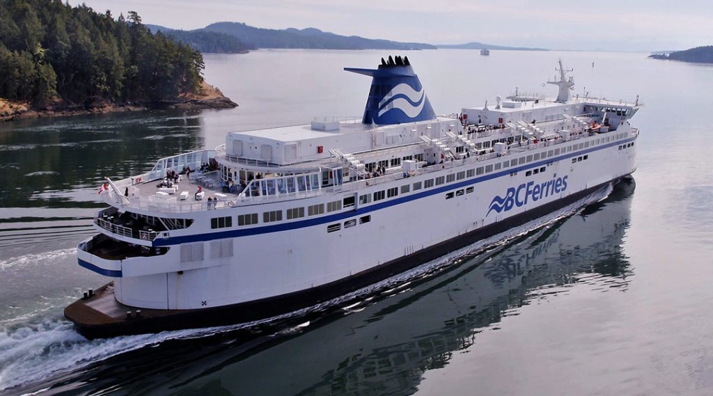 The Spirit of Vancouver Island provides regular ferry service between Vancouver (Tsawwassen) and Victoria (Swartz Bay). (Courtesy: BC Ferries)