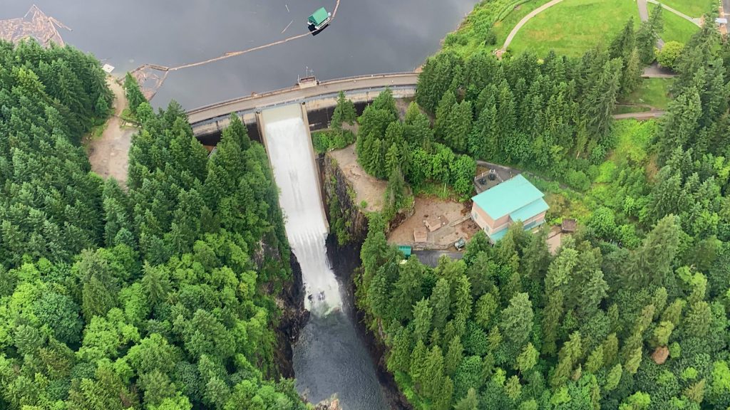 The Cleveland Dam in North Vancouver