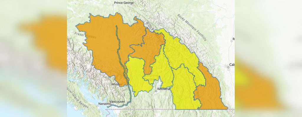 East Kootenay area upgraded to flood watch