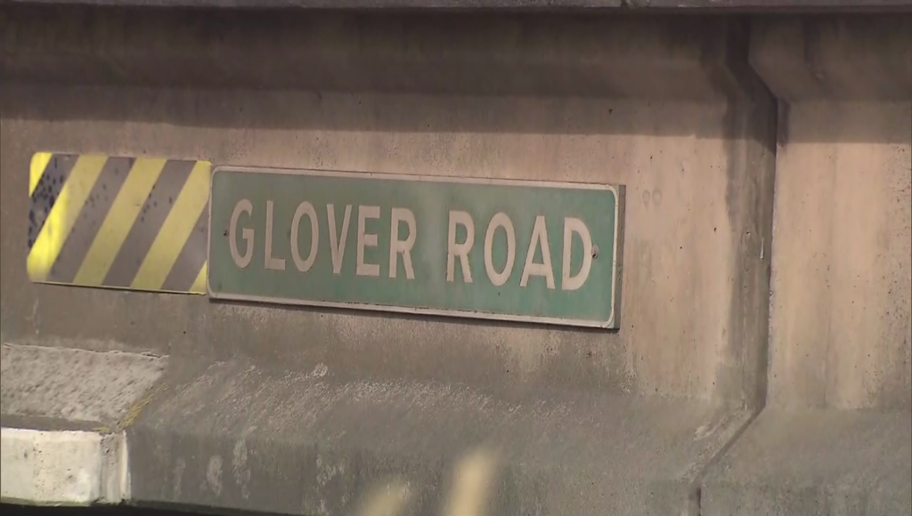 Glover Road Overpass Langley Highway 1
