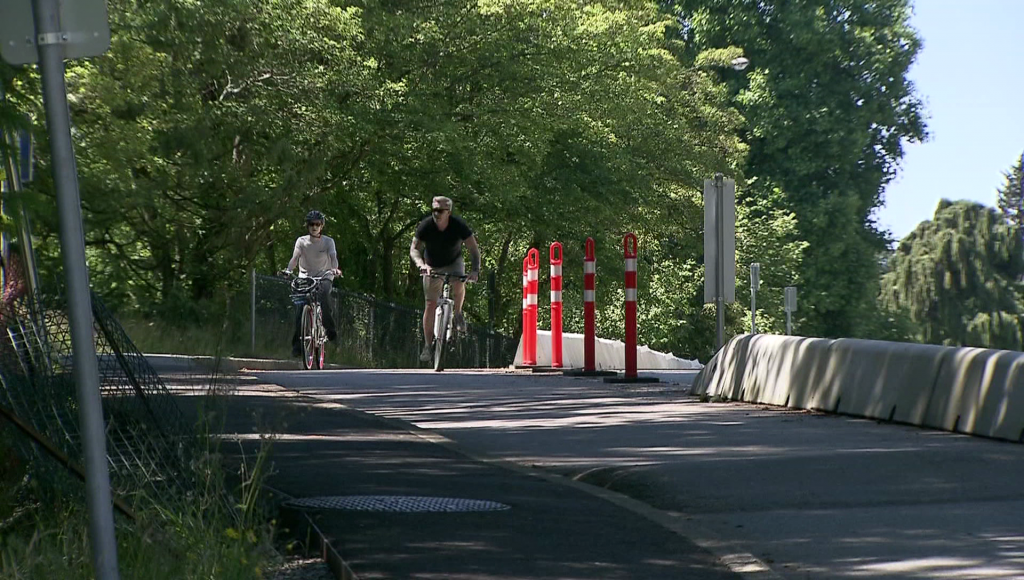 Stanley Park Bike Lane Park Board Vancouver