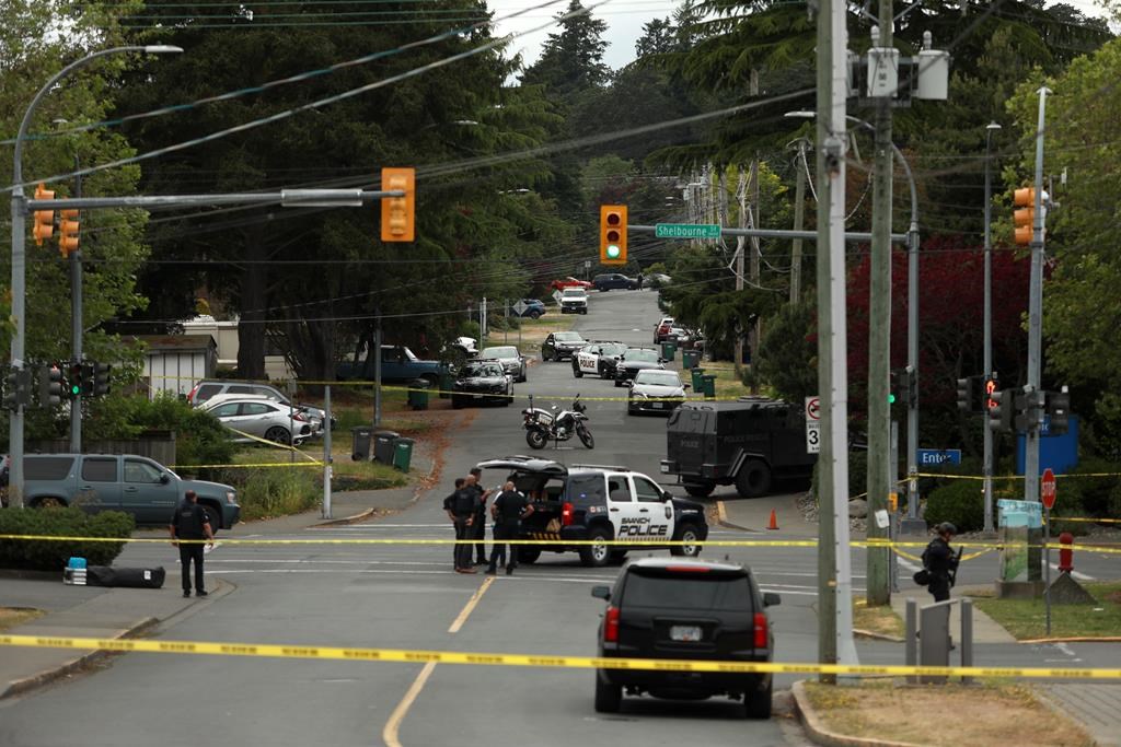 Saanich bank shooting