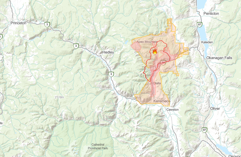 B.C. wildfire map