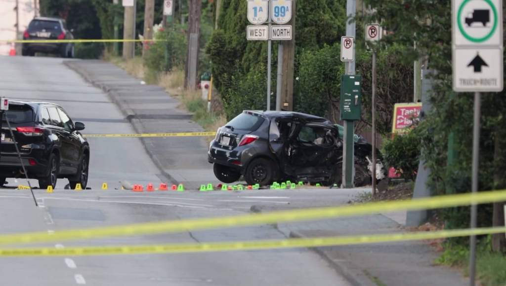 Two dead after New Westminster traffic stop leads to crash