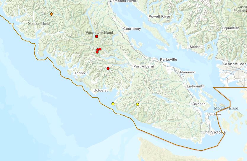 Vancouver Island wildfire update