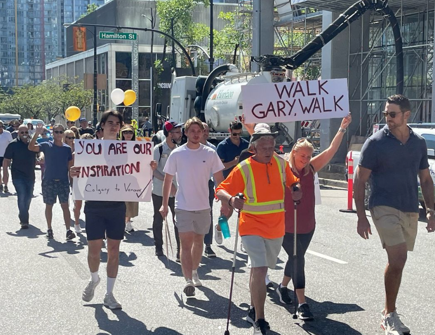 79-year-old completes Calgary to Vancouver walk for cancer research