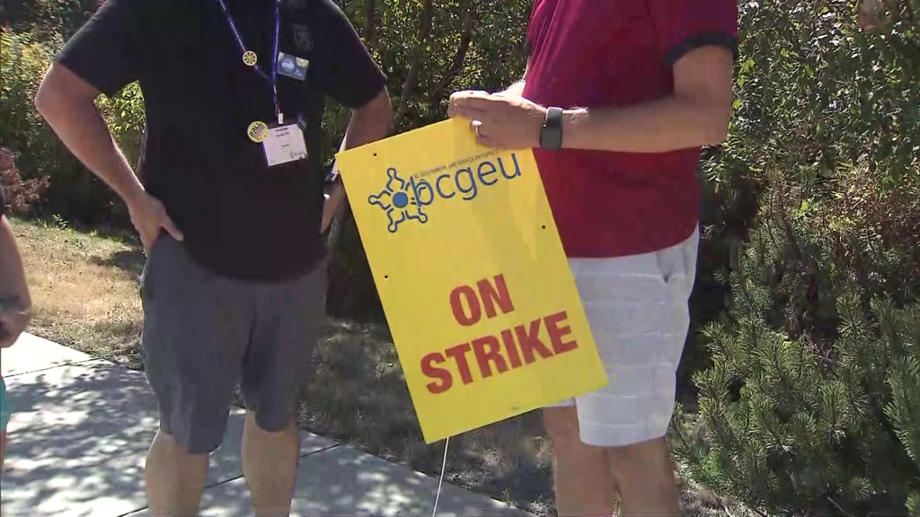 BCGEU Liquor Distribution Branch Strike Walk Out Richmond