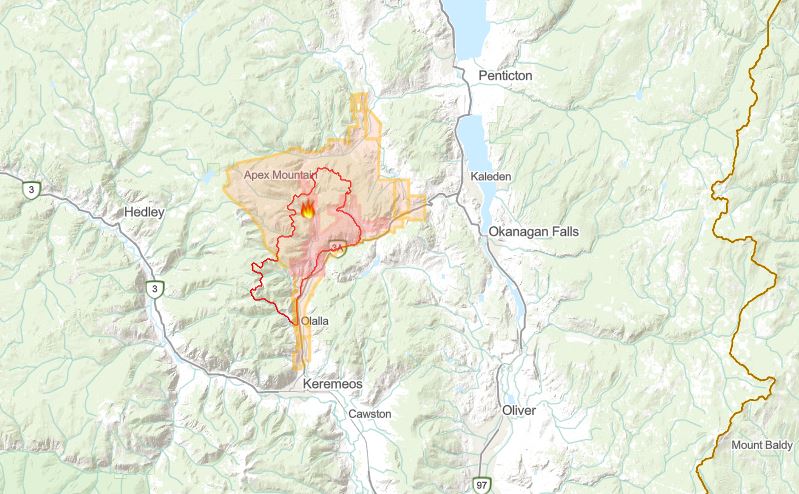 Keremeos Creek wildfire