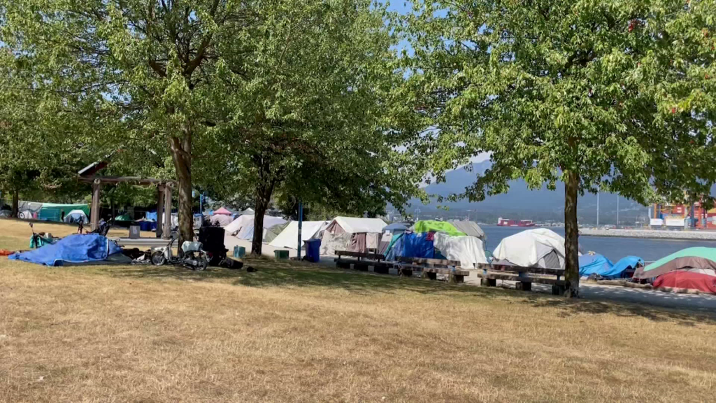 温哥华CRAB公园帐篷清理期间发生袭击事件