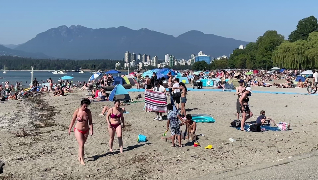 Hot Weather Heat Emergency Kits Beach Vancouver Heat Warning Environment Canada