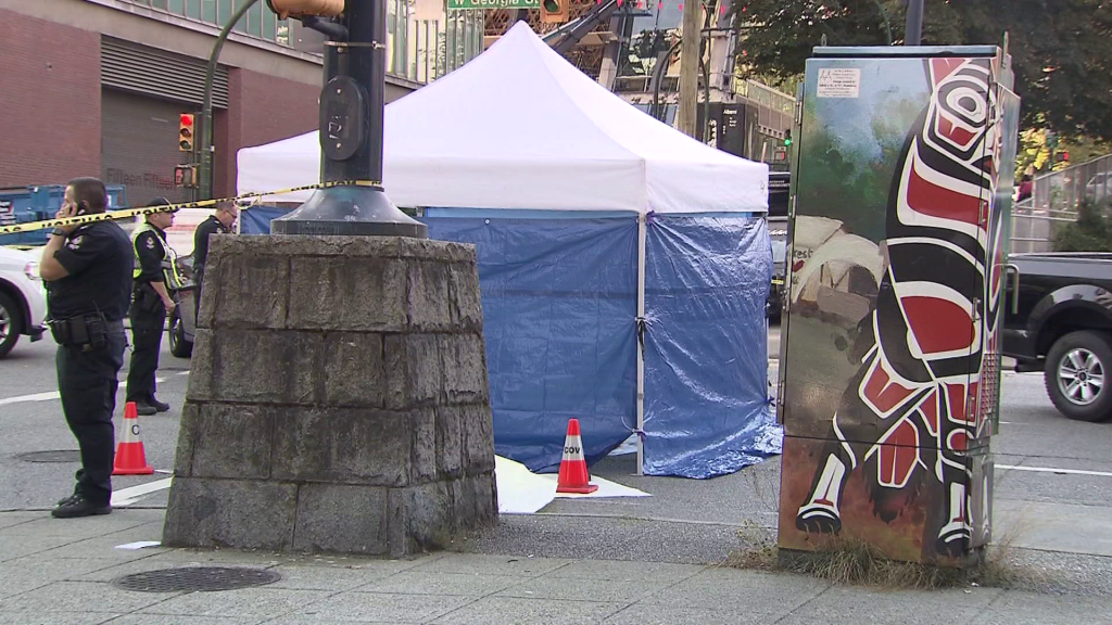 Vancouver Fatal Collision Downtown