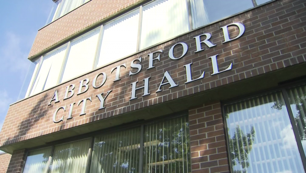 Abbotsford City Hall pictured from outside