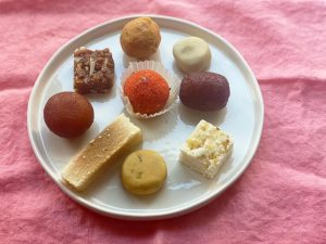 tray filled with sweet treats