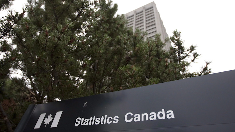 A sign of the statistics Canada office in Ottawa