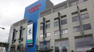 Rogers Arena, the home of the Vancouver Canucks