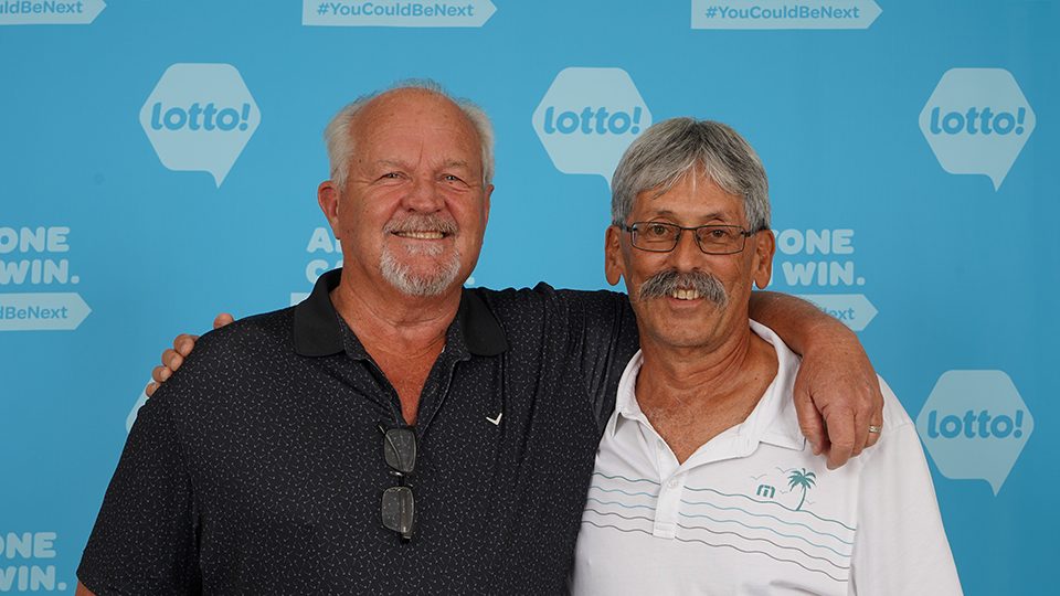 Two men, James Walsh and Douglas Snitchuk, won of $1 million from Lotto Max
