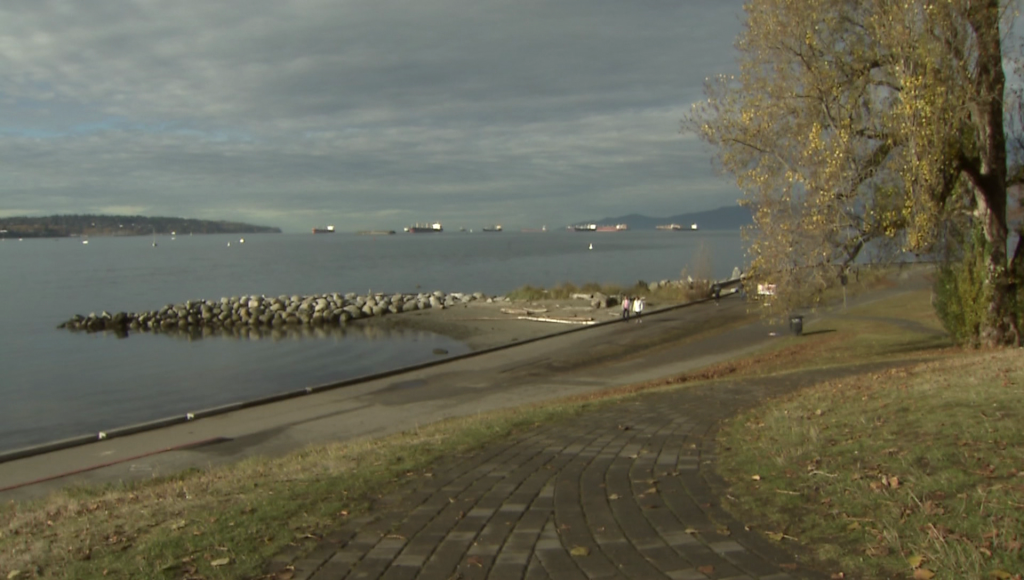 Sunset beach in Vancouver