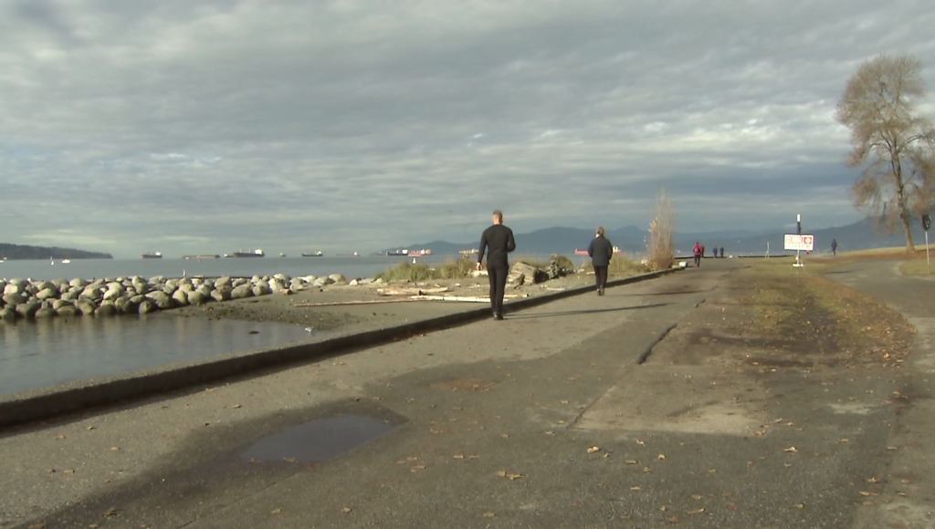 Sunset beach in Vancouver